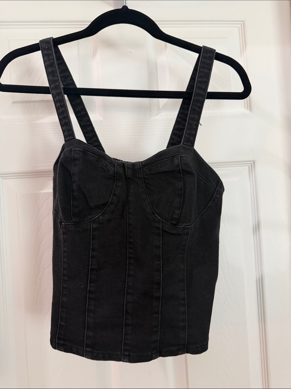 Women’s Black Denim Tank